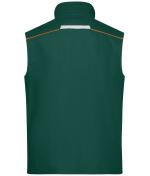 Unisex Workwear Vest - COLOR - Dark-green/orange 8527