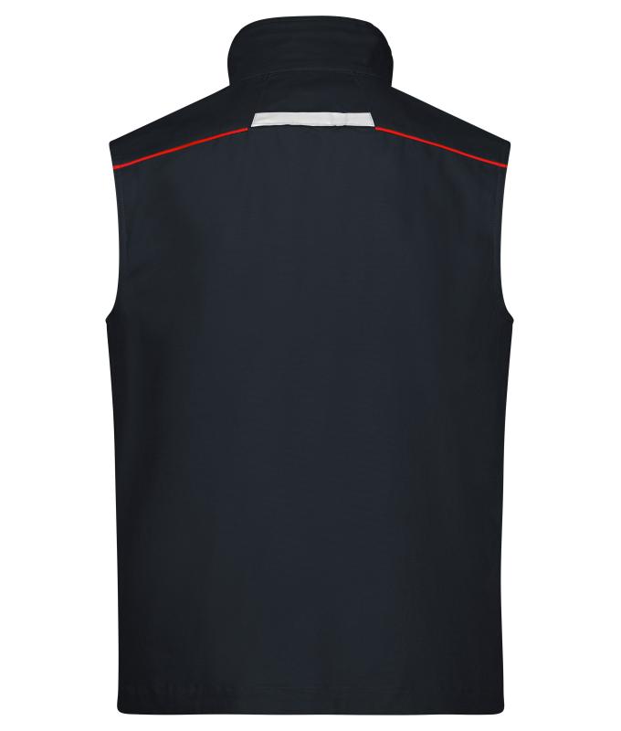 Unisex Workwear Vest - COLOR - Carbon/red 8527