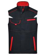 Unisex Workwear Vest - COLOR - Carbon/red 8527
