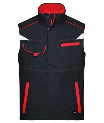 Unisex Workwear Vest - COLOR - Carbon/red 8527