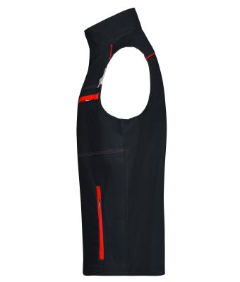Unisex Workwear Vest - COLOR - Carbon/red 8527