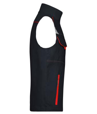 Unisex Workwear Vest - COLOR - Carbon/red 8527