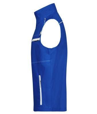 Unisex Workwear Vest - COLOR - Royal/white 8527