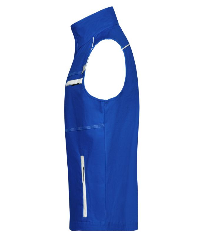 Unisex Workwear Vest - COLOR - Royal/white 8527