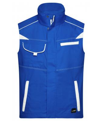 Unisex Workwear Vest - COLOR - Royal/white 8527