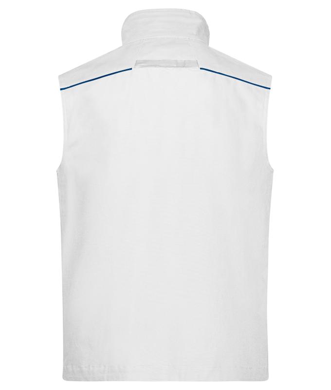 Unisex Workwear Vest - COLOR - White/royal 8527
