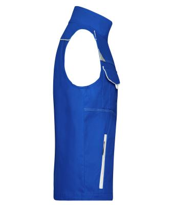 Unisex Workwear Vest - COLOR - Royal/white 8527