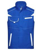 Unisex Workwear Vest - COLOR - Royal/white 8527