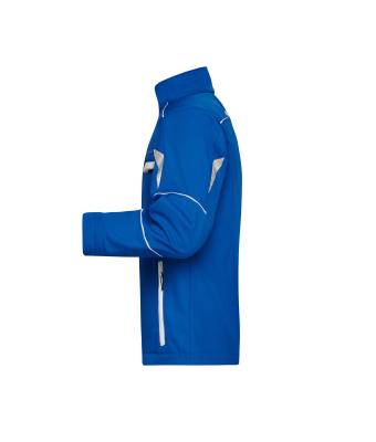 Unisex Workwear Softshell Jacket - COLOR - Royal/white 8528