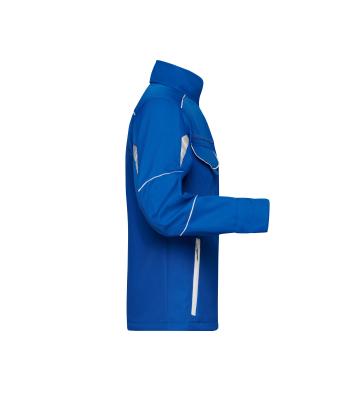 Unisex Workwear Softshell Jacket - COLOR - Royal/white 8528