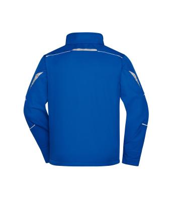 Unisex Workwear Softshell Jacket - COLOR - Royal/white 8528