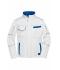 Unisex Workwear Softshell Jacket - COLOR - White/royal 8528