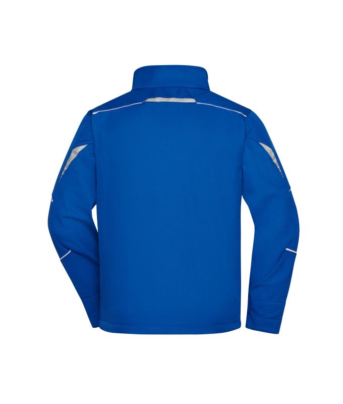 Unisex Workwear Softshell Jacket - COLOR - Royal/white 8528