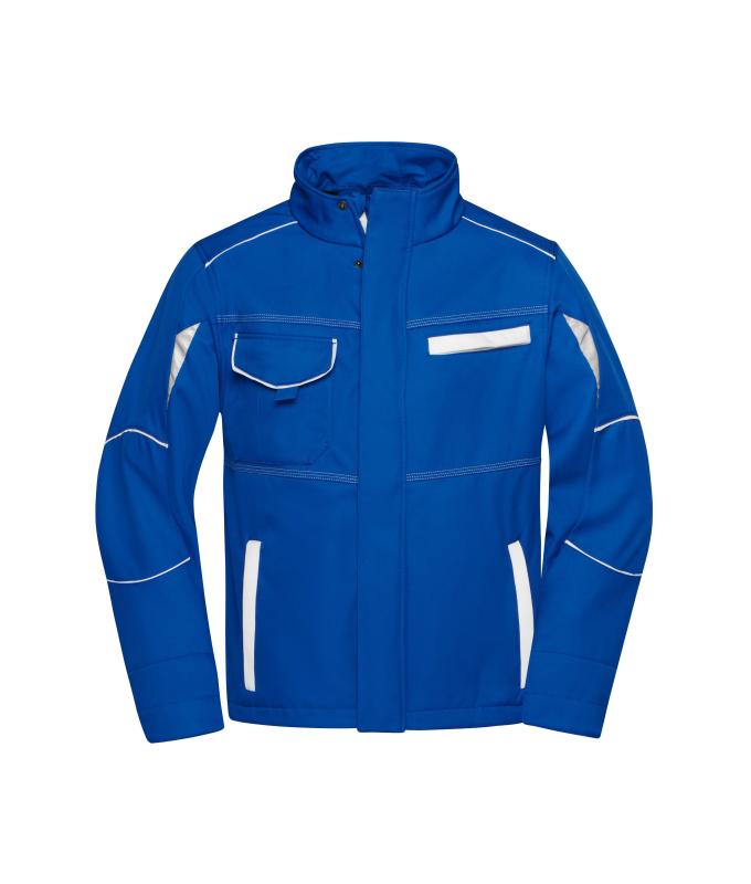 Unisex Workwear Softshell Jacket - COLOR - Royal/white 8528