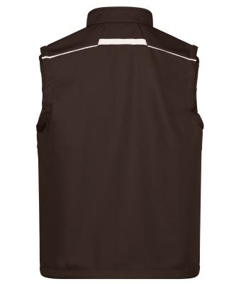 Unisex Workwear Softshell Vest - COLOR - Brown/stone 8529