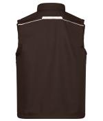 Unisex Workwear Softshell Vest - COLOR - Brown/stone 8529