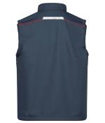 Unisex Workwear Softshell Vest - COLOR - Carbon/red 8529