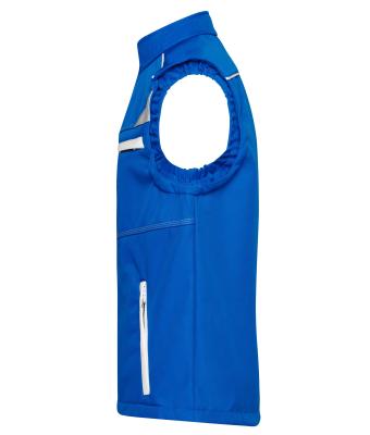Unisex Workwear Softshell Vest - COLOR - Royal/white 8529