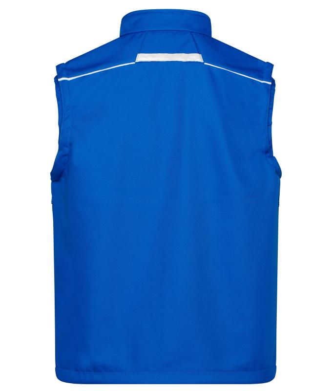 Unisex Workwear Softshell Vest - COLOR - Royal/white 8529