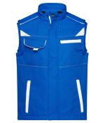 Unisex Workwear Softshell Vest - COLOR - Royal/white 8529