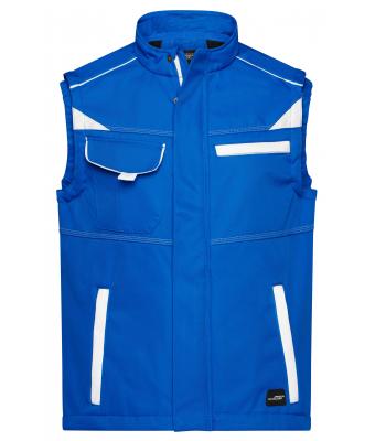 Unisex Workwear Softshell Vest - COLOR - Royal/white 8529