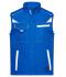 Unisex Workwear Softshell Vest - COLOR - Royal/white 8529