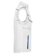 Unisex Workwear Softshell Vest - COLOR - White/royal 8529