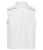 Unisex Workwear Softshell Vest - COLOR - White/royal 8529