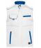Unisex Workwear Softshell Vest - COLOR - White/royal 8529