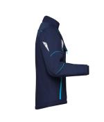 Unisex Workwear Softshell Padded Jacket - COLOR - Navy/turquoise 8530