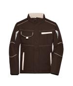 Unisex Workwear Softshell Padded Jacket - COLOR - Brown/stone 8530