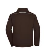 Unisex Workwear Softshell Padded Jacket - COLOR - Brown/stone 8530