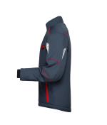 Unisex Workwear Softshell Padded Jacket - COLOR - Carbon/red 8530