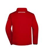 Unisex Workwear Softshell Padded Jacket - COLOR - Red/navy 8530