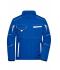 Unisex Workwear Softshell Padded Jacket - COLOR - Royal/white 8530