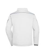 Unisex Workwear Softshell Padded Jacket - COLOR - White/royal 8530