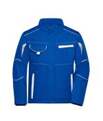Unisex Workwear Softshell Padded Jacket - COLOR - Royal/white 8530