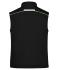 Unisex Workwear Softshell Padded Vest - COLOR - Black/lime-green 8531
