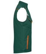 Unisex Workwear Softshell Padded Vest - COLOR - Dark-green/orange 8531