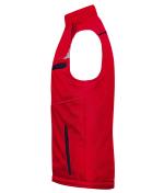 Unisex Workwear Softshell Padded Vest - COLOR - Red/navy 8531