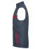 Unisex Workwear Softshell Padded Vest - COLOR - Carbon/red 8531