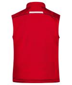 Unisex Workwear Softshell Padded Vest - COLOR - Red/navy 8531