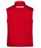Unisex Workwear Softshell Padded Vest - COLOR - Red/navy 8531