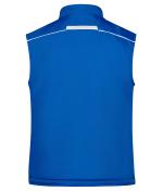 Unisex Workwear Softshell Padded Vest - COLOR - Royal/white 8531