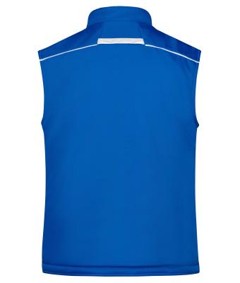 Unisex Workwear Softshell Padded Vest - COLOR - Royal/white 8531