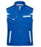 Unisex Workwear Softshell Padded Vest - COLOR - Royal/white 8531