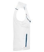 Unisex Workwear Softshell Padded Vest - COLOR - White/royal 8531