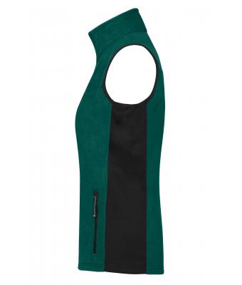 Ladies Ladies' Workwear Fleece Vest - STRONG - Dark-green/black 8502