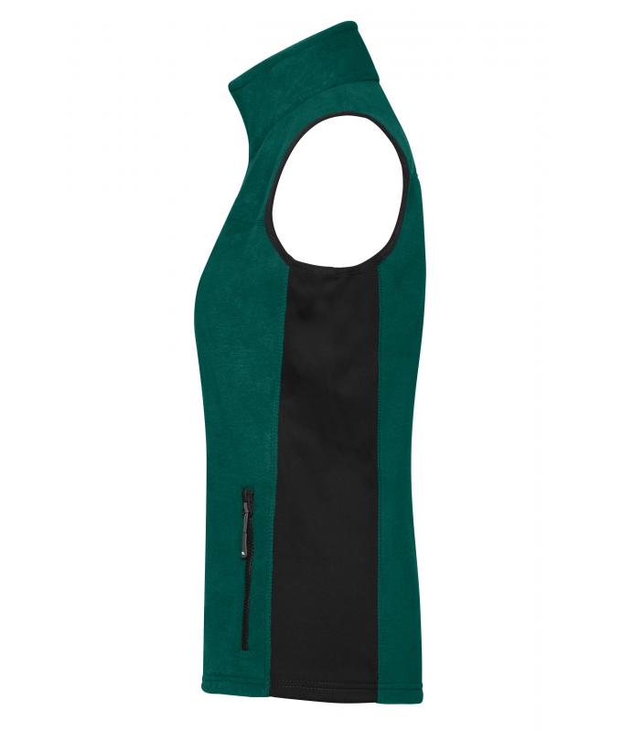 Ladies Ladies' Workwear Fleece Vest - STRONG - Dark-green/black 8502