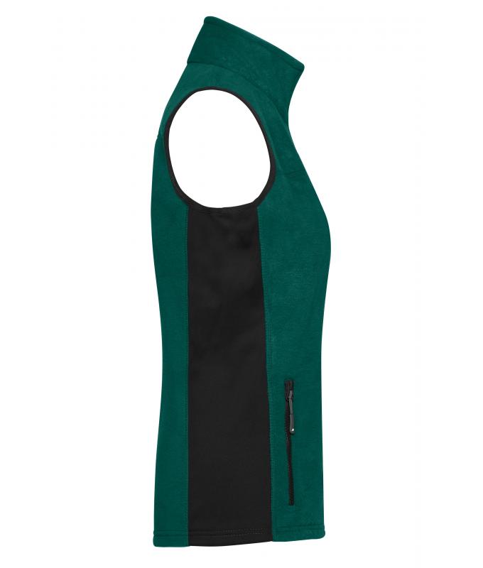 Ladies Ladies' Workwear Fleece Vest - STRONG - Dark-green/black 8502